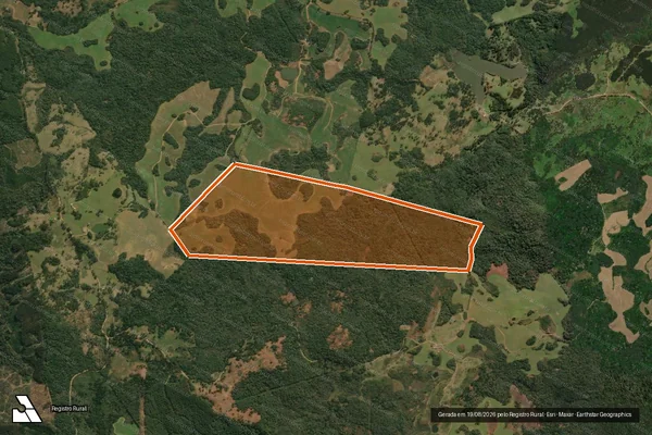 Imagem de satélite de FAZENDA SÃO JOÃO - 2 em CAMPOS NOVOS - SC