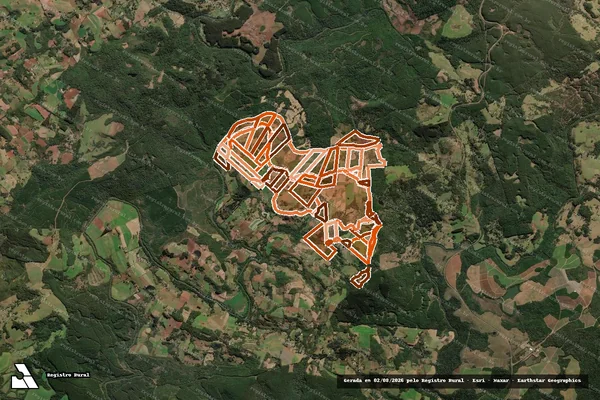 Imagem de satélite de Pa Conquista Dos Palmares em LEBON RÉGIS - SC