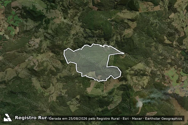 Imagem de satélite de Fazenda Montana em SANTA CECÍLIA - SC