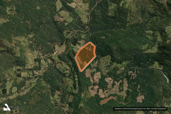 Imagem de satélite de Santa Maria em TIMBÓ GRANDE - SC