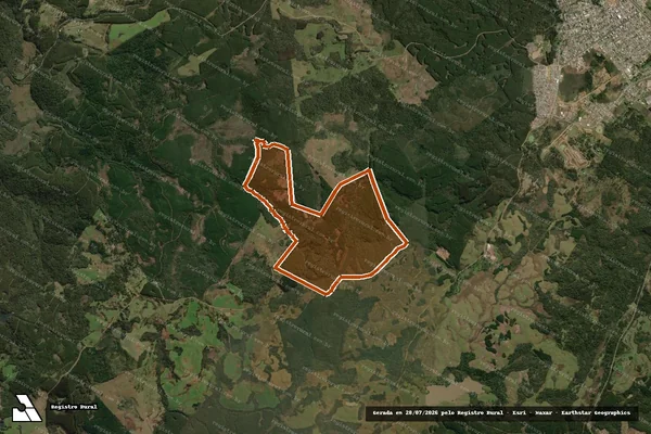 Imagem de satélite de Fazenda Goulart em SANTA CECÍLIA - SC