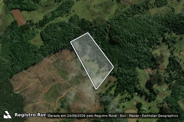 Imagem de satélite de FAZENDA PINHEIROS RALOS em SÃO JOSÉ DO CERRITO - SC
