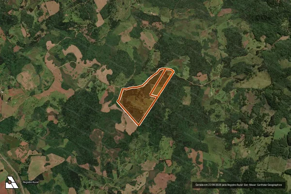 Imagem de satélite de Fazenda Dos Rodrigues em SÃO JOSÉ DO CERRITO - SC
