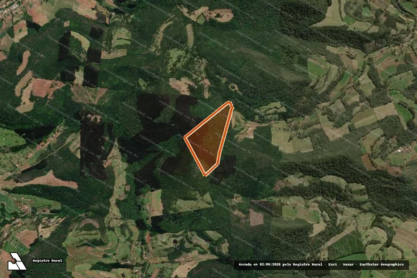 Imagem de satélite de matricula 16507 em IOMERÊ - SC