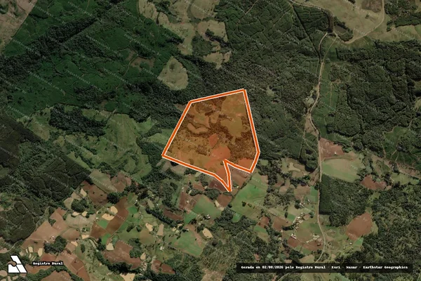 Imagem de satélite de Fazenda Do Xico em Caçador - SC