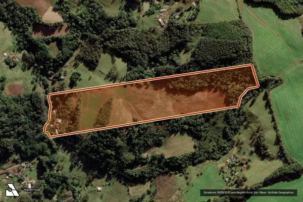 Imagem de satélite de Sitio Do Pica Pau Amarelo em FRAIBURGO - SC