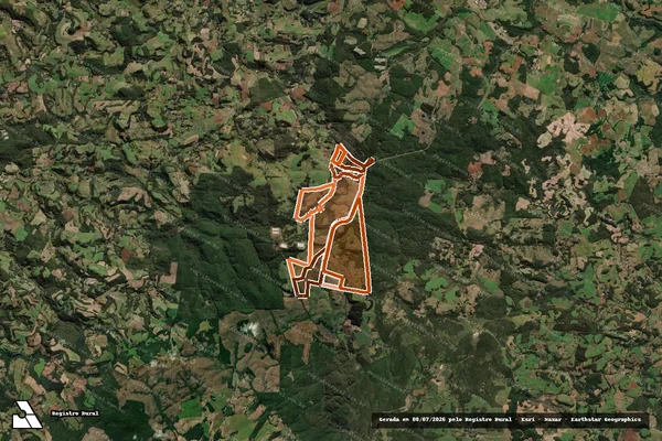 Imagem de satélite de Fazenda Monte Carlo em MONTE CARLO - SC