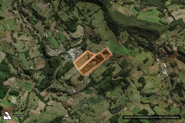 Imagem de satélite de Sitio Da Amizade em TREZE TÍLIAS - SC