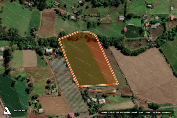 Imagem de satélite de Parte Do Lote Rural 94 em ÁGUAS DE CHAPECÓ - SC