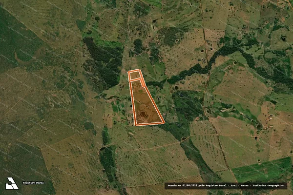 Imagem de satélite de Chacara Vista Alegre em MIRANDA - MS