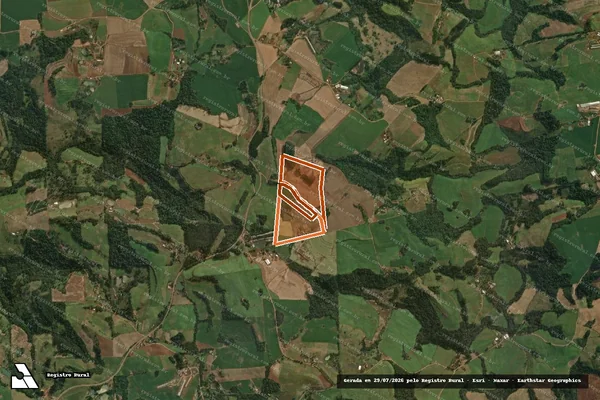 Imagem de satélite de Lote Rural 8 em BELMONTE - SC