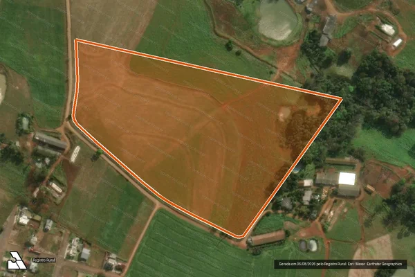 Imagem de satélite de Parte dos lotes n. 6,8,10,12 e 14 em DESCANSO - SC
