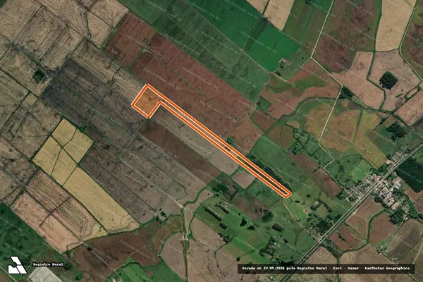 Imagem de satélite de FAZENDINHA DO BORBA em SANTA VITÓRIA DO PALMAR - RS
