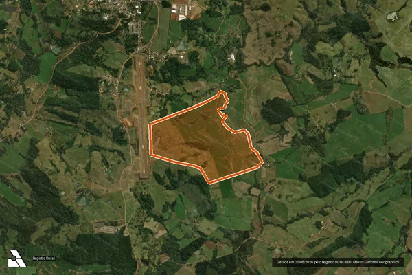 Imagem de satélite de Lote Rural nº 119 da Gleba nº 04 em DIONÍSIO CERQUEIRA - SC