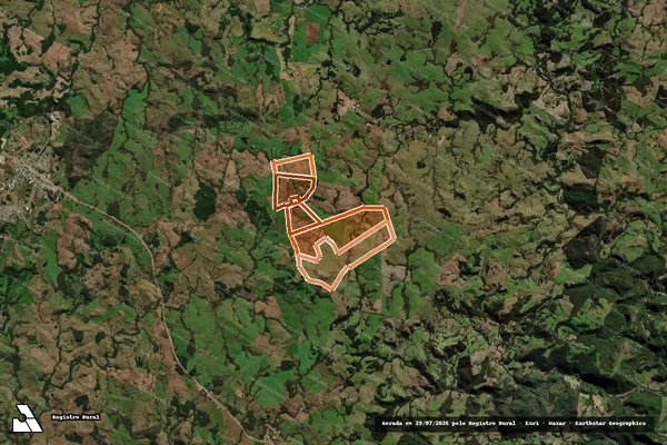 Imagem de satélite de Fazenda Rincao em SOLEDADE - RS