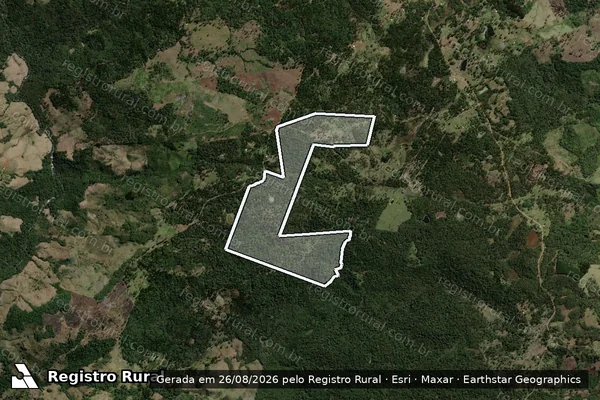 Imagem de satélite de SITIO OLHO DAGUA PINHAO em PINHÃO - PR