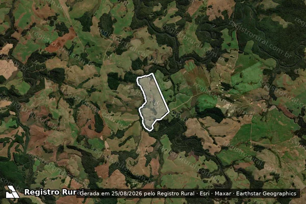 Imagem de satélite de Fazenda Invernada do Abarracamento em PALMAS - PR