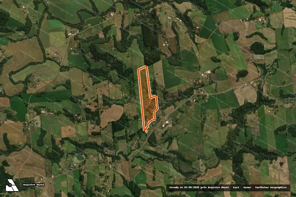 Imagem de satélite de Parte Lote Colonial N 228 E 229 em SÃO JOSÉ DO CEDRO - SC
