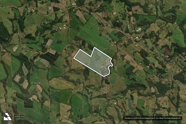 Imagem de satélite de Parte Lotes Rurais 39, 40, 41 e 42 em SÃO MIGUEL DO OESTE - SC