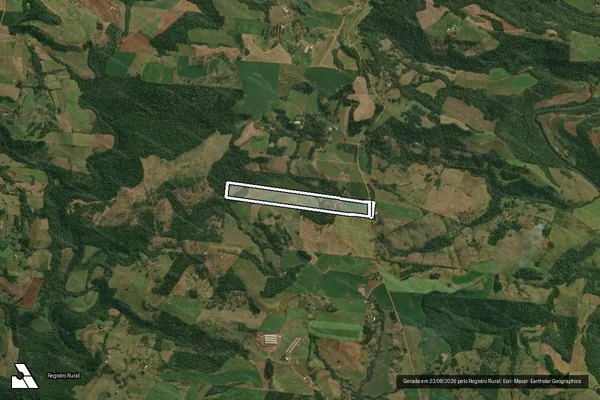 Imagem de satélite de PARTE LOTES 458-C E 458-D em PARAÍSO - SC