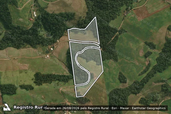 Imagem de satélite de Parte Lote 581 582 em SÃO MIGUEL DO OESTE - SC