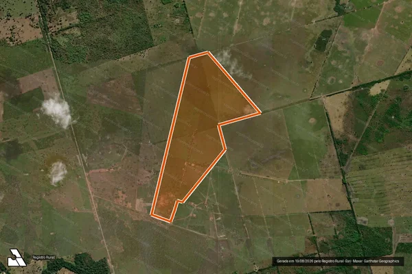 Imagem de satélite de FAZENDA SANTA ISABEL em FORMOSO DO ARAGUAIA - TO