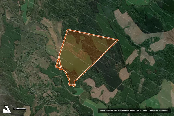 Imagem de satélite de FAZENDA FORMIGA em MAFRA - SC
