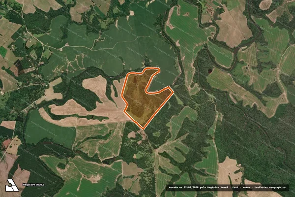 Imagem de satélite de Terreno Morada Do Seu Simete em MAFRA - SC