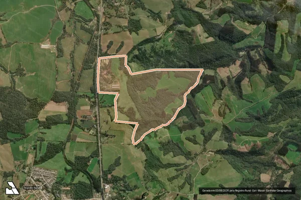 Imagem de satélite de Fazenda 4 -R em PAPANDUVA - SC