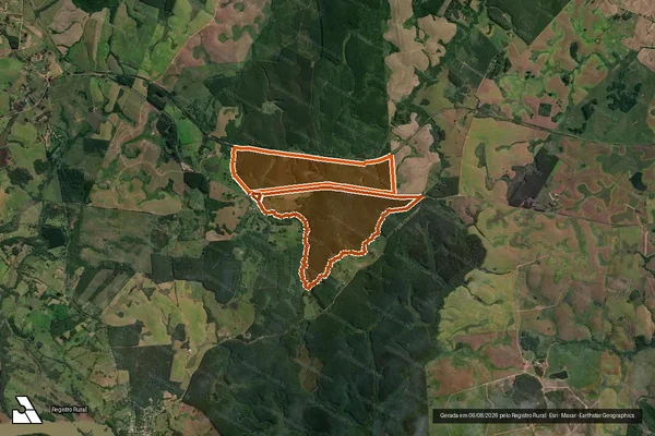 Imagem de satélite de Fazenda Posto em GENERAL CÂMARA - RS