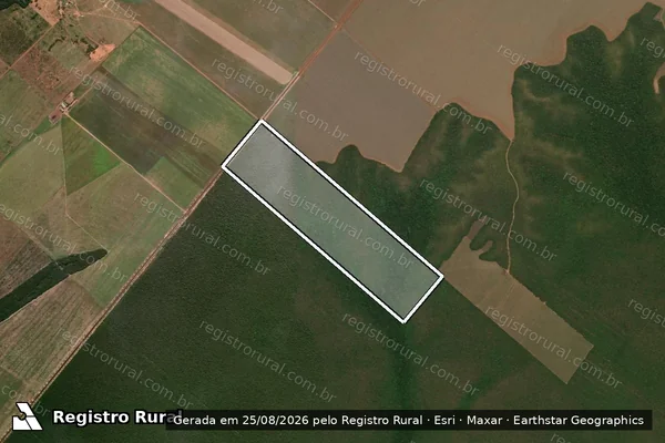 Imagem de satélite de FAZENDA BISCHOFF em SORRISO - MT