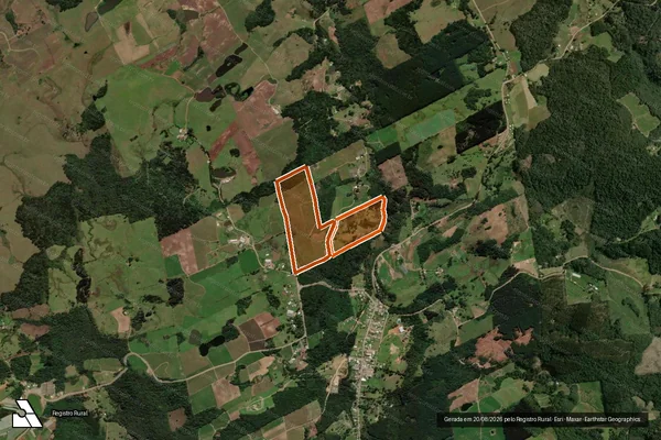 Imagem de satélite de MATRICULA 9541 em CAXIAS DO SUL - RS