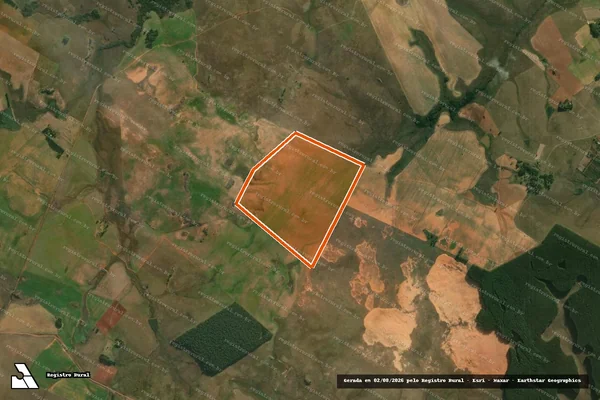 Imagem de satélite de GRANJA SANTA CLARA em ALEGRETE - RS