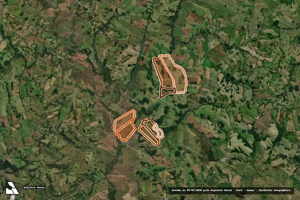 Imagem de satélite de MATRICULA 2201 em CANDELÁRIA - RS