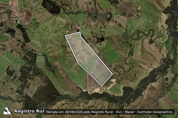 Imagem de satélite de Sem Denominacao em SANT'ANA DO LIVRAMENTO - RS