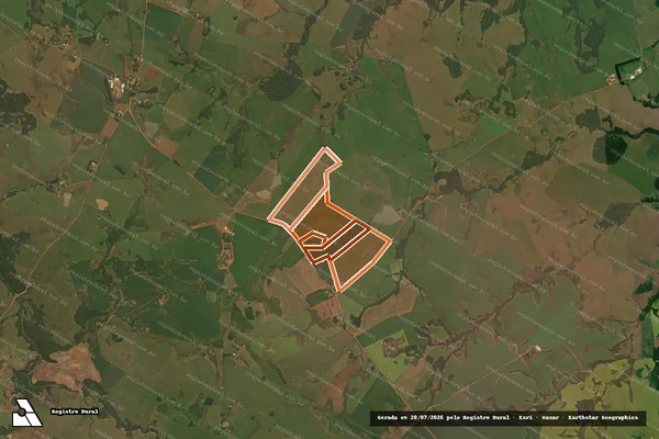 Imagem de satélite de Fazenda Ipe Branco em CAPÃO DO CIPÓ - RS