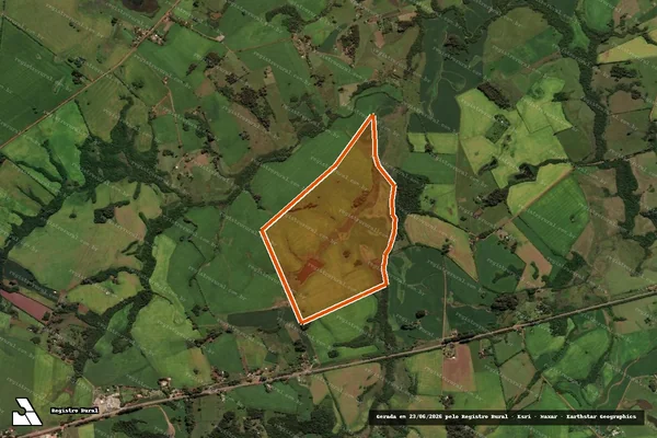 Imagem de satélite de Granja Cambara - Cachoeira do Sul em CACHOEIRA DO SUL - RS