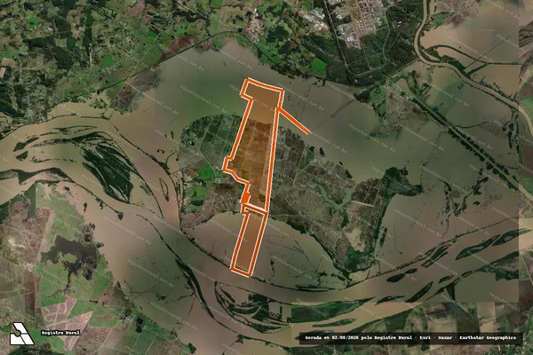 Imagem de satélite de Granja Maria em TRIUNFO - RS