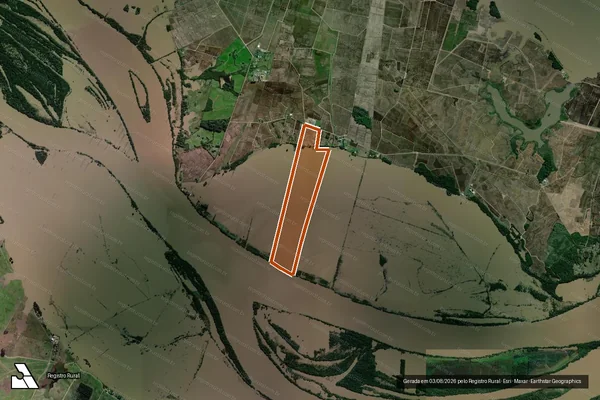 Imagem de satélite de Fazendinha Pontal em TRIUNFO - RS