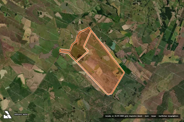 Imagem de satélite de Granja Bom Retiro em FORMIGUEIRO - RS