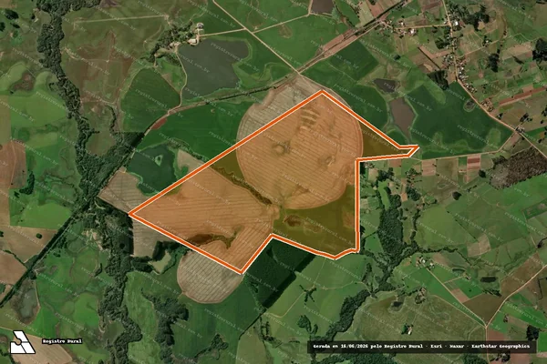 Imagem de satélite de FAZENDA SAO DOMINGOS em RIO PARDO - RS