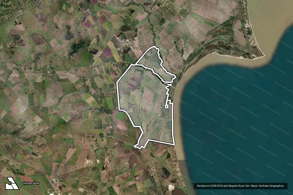 Imagem de satélite de Fazenda Do Barroso em ARAMBARÉ - RS