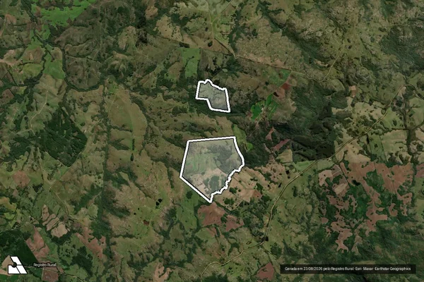 Imagem de satélite de "Fazenda Cerro Frio" em DOM FELICIANO - RS