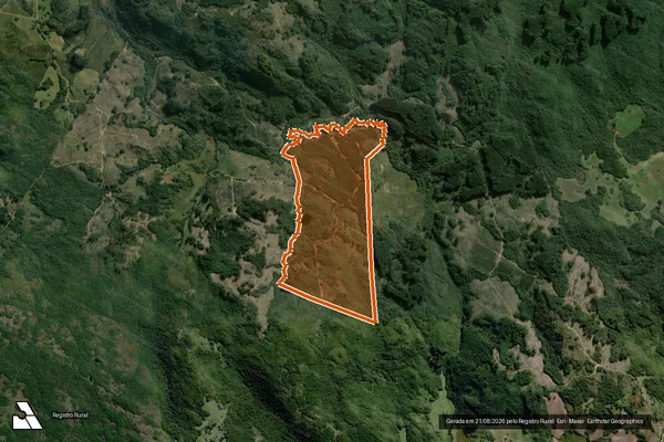 Imagem de satélite de Fazenda Da Tapera Da Senzala em DOM FELICIANO - RS