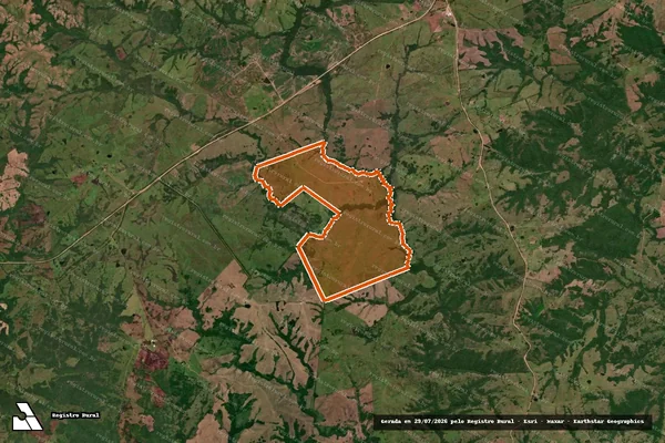 Imagem de satélite de Chacara Carvalho em HERVAL - RS