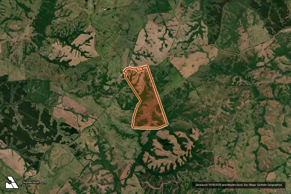 Imagem de satélite de Triunfo em JAGUARÃO - RS