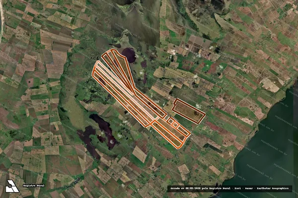Imagem de satélite de Fazenda Ipiranga - 16 A em SANTA VITÓRIA DO PALMAR - RS
