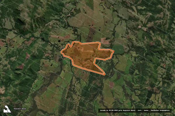 Imagem de satélite de Fazenda Japeju Puita em CAÇAPAVA DO SUL - RS