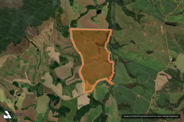Imagem de satélite de Granja Da Espirradeira em CAÇAPAVA DO SUL - RS