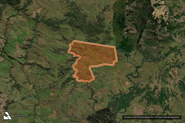 Imagem de satélite de Fazenda Sao Jorge Das Cordilheiras em LAVRAS DO SUL - RS